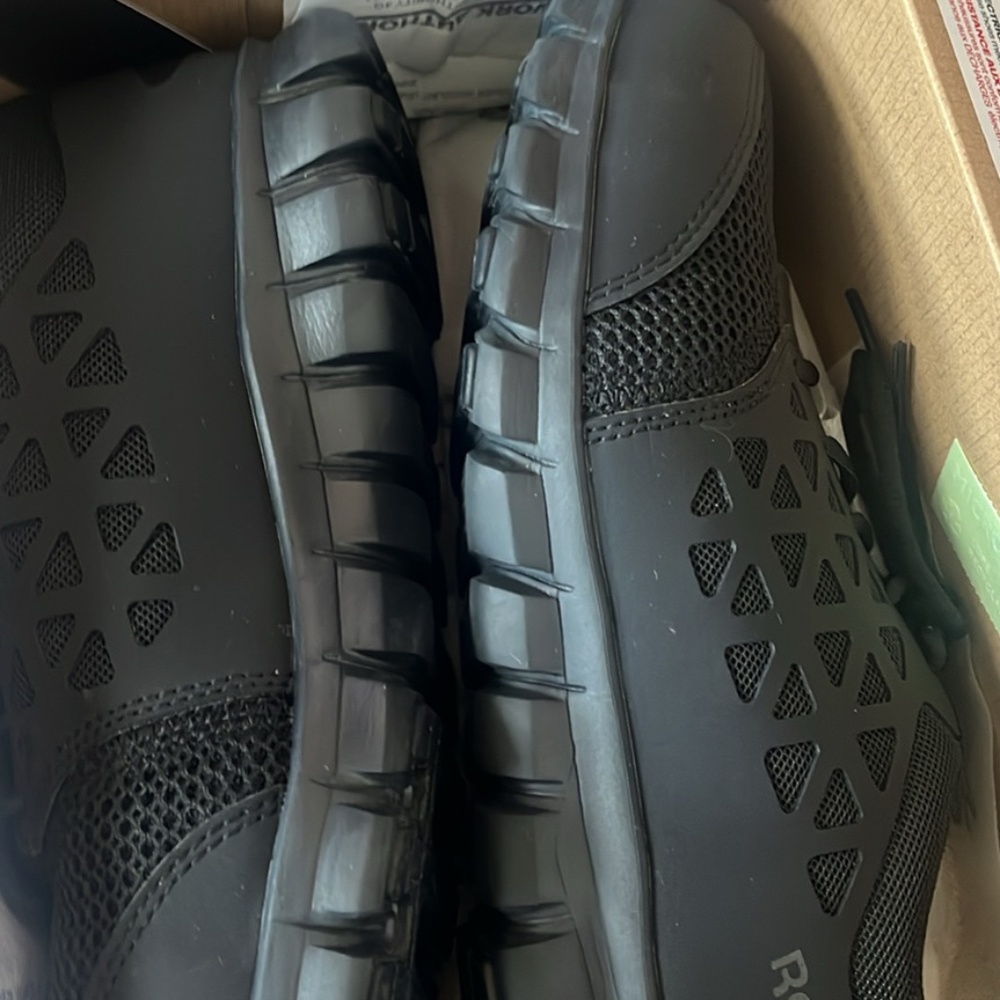 Rebook steal toe shoes